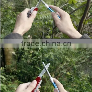 Out Door Use Pen Type Diamond Coated Sharpening Steel Knife Sharpener thumbnail-4
