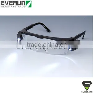 ER9320 EN166 ANSI Z87.1 Working Glasses Safety Glasses With LED Light thumbnail-1