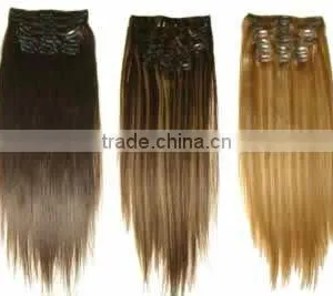 Kinky Curly Clip in Hair Extensions thumbnail-1