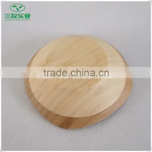 Natural Bamboo Dinner Plate Dish of Different Sizes thumbnail-4