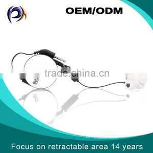 2016 New Style Earphone Retractable In-ear Headset With CE,FCC,ROHS Certificates thumbnail-1