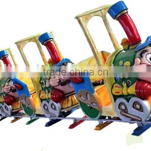 Kids Amusement Park Track Train for Sale Outdoor Amusement Rides Funny Children Games thumbnail-2