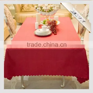 2015 Factory Wholesale and Cheap Ruffled Table Cloth Fabric thumbnail-1