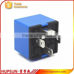 Blue Color Non Water-proof Automotive Alarm Relay 12V 24V 40A Relay thumbnail-1