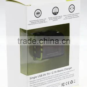 3A Type C With 2.4A Single USB UK Wall Charger thumbnail-4