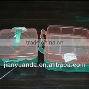 Sushi Plastic Food 3 Compartment Container thumbnail-1