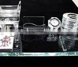 Perfect Suit Crystal Pen Container Office Decoration Crystal Product thumbnail-1