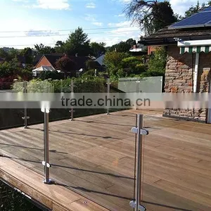 Square Stainless Steel Fence Post Prices Construction Glass Railing thumbnail-5