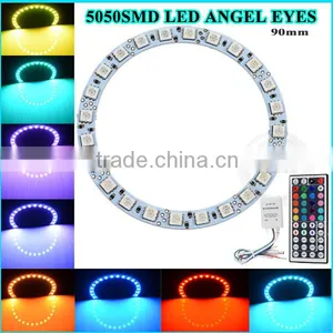 Adjustable Size Led 5050 SMD Halo Rings High Bright Angel Eyes Lamp 160mm thumbnail-5