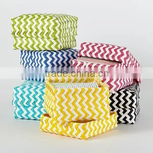 Zigzag Plastic Woven Basket, Set of 3 thumbnail-6