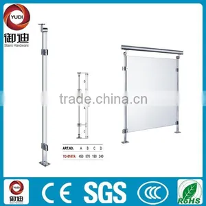 New Column Design Home Decoration With Glass Railings thumbnail-1