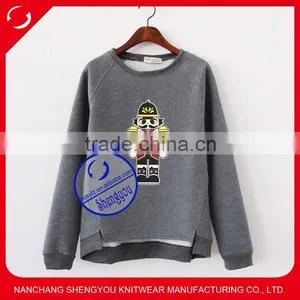 Custom Crew Neck Women Printing Sweatshirt thumbnail-1