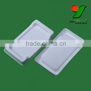 Biodegradable Custom Printed Mobile Phone Packaging Tray ,phone Accessories Paper Molded Pulp Packaging Trays thumbnail-4