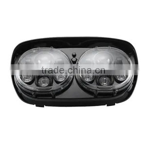 Motorcycle Daymaker Projector LED Headlight Dual Mount Bracket For Harley Davidso-n Daymaker Headlamp Mount Bracket thumbnail-5