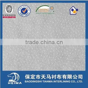 Chinese Nonwoven Fusible Interlining Manufacturer (tianma) for Suit, Uniform and Jacket thumbnail-1