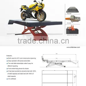 Pneumatic Motorcycle Scissor Lift Table Atv Repair Tool thumbnail-1