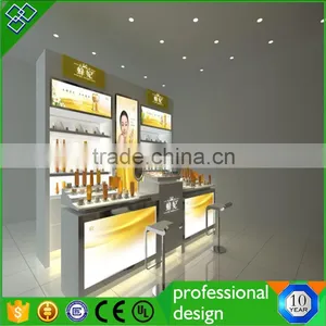 Shopping Mall Cosmetic Store Design Make Up Product Stand Cosmetic Kiosk Quality Choice thumbnail-1
