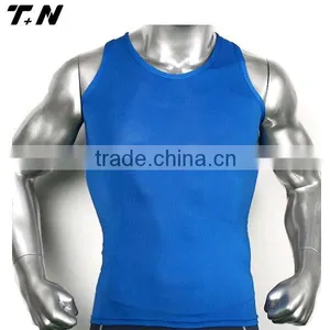 Blank Compression Wear, Compression Vest Men, Rash Vest Sleeveless thumbnail-1