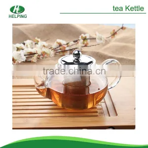 Glass Tea Pot With Stainless Steel Infuser & Lid thumbnail-1