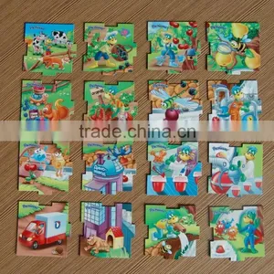 DIY Puzzle Fridge Magnet , Soft Coated Paper Fridge Magnet thumbnail-1
