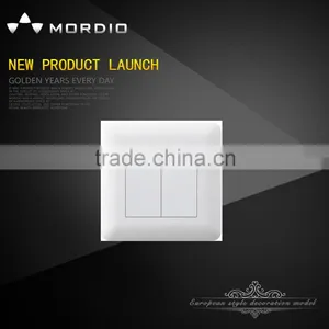 2016 Hot Design PC White 2 Gang 1 Way 2 Way Wall Switch thumbnail-1