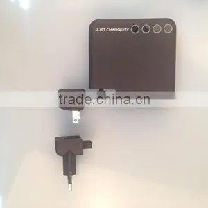 Changeabvle Plug 6000 MAH Power Bank 1A and 2.1A Output Support OEM thumbnail-2