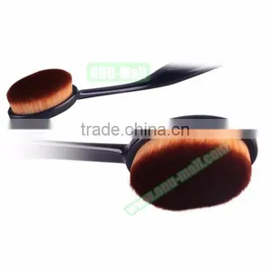 Cosmetic Makeup Face Powder Blusher Toothbrush Curve Foundation Brush, Oval Makeup Brush Beauty Cosmetics thumbnail-6