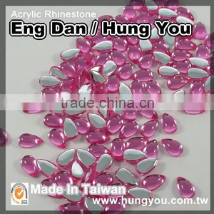 High Quality Glossy Flat Back Tear Rhinestones For Shoe Decoration thumbnail-5