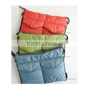 Nylon Fabric Double Zipper Multifunctional Bag Organizer Cosmetic Bag thumbnail-3