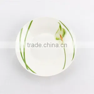 Wholesale Restaurant Super White Excellent Quality Ceramic Porcelain Dinner Plate thumbnail-1