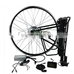 Easy Assemble Rear/Front Electric Bicycle Conversion Waterproof Front Wheel Hub 350 Watt Bike Conversion Kit thumbnail-1
