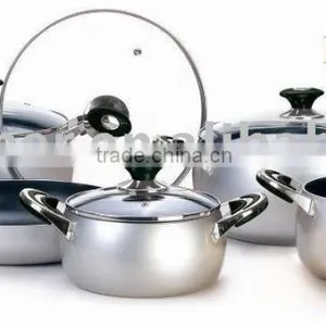 10pcs Soft Anodized Aluminum Non-stick Cookware Set thumbnail-1