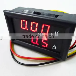 Volt Amp Voltmeter Ammeter Digital Voltage Current Meter DC 0-100V 5A 24V 36V thumbnail-1