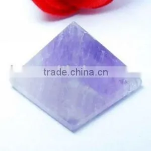 Natural Rock Amethyst Crystal Quartz Pyramid thumbnail-1