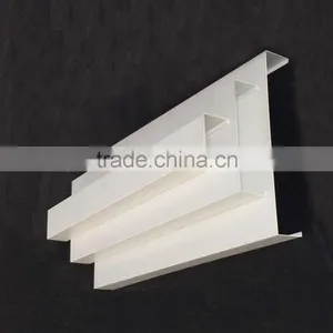 Various Width Suspended Metal Ceiling Panel Aluminum B - Shaped Open Strip Ceiling thumbnail-2