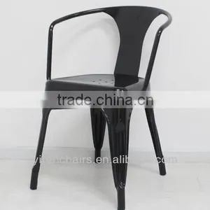 Chair With Arms - Black thumbnail-1