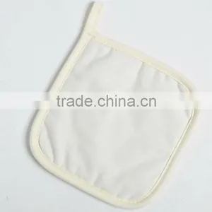 100% Cotton White Pot Holder,coaster thumbnail-1