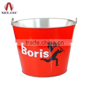 2016 Hot Sales Mini Ice Tin Bucket & Candy Tin Bucket With Handle thumbnail-1