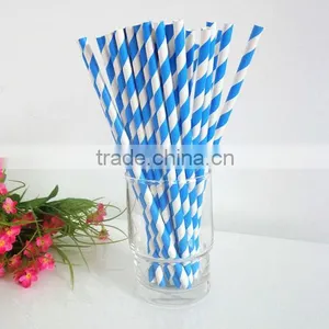 Disposable Paper Straws With Different Colors and Sizes Drinking Paper Straws thumbnail-1
