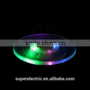 Hot Sale Transparent Led Bottle Mats Customized Design Light up Led Drink Coaster thumbnail-3