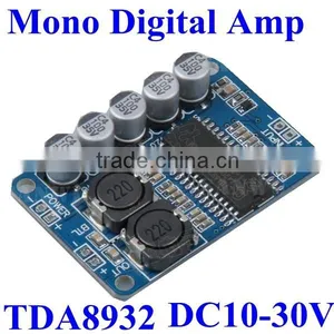 TDA8932 Mono Digital Audio Power Amplifier Circuit PCB Board/ Module 35w DC24V 10-30V 8ohm 4ohm 6ohm thumbnail-1