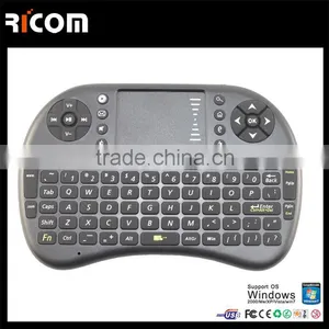 Mini Wireless Keyboard With Touch Pad,wireless Keyboard With Built in Mouse--T2--Shenzhen Ricom thumbnail-1