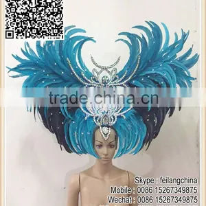 Women Large Samba Headdress Big Carnival Dress Up Headpiece For Cheap Sale Quality Choice thumbnail-1