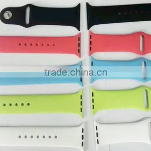 Watch Sport Band 38mm/42mm Rubber Strap Bracelet Fitness Replacement Wrist With Aluminum Connector Adjustment Length For Iwatch thumbnail-4