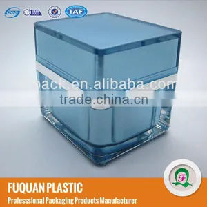 50g Square Acrylic Cosmetic Cream Jar Supplier thumbnail-5