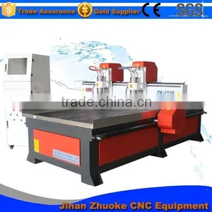 Double Z Double Head Wood Metal Stone Engraving Router With Panasonic Servo Motor thumbnail-1