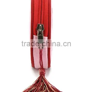 Promotional Round Shape MINI Canvas Bags With Company Logo thumbnail-4