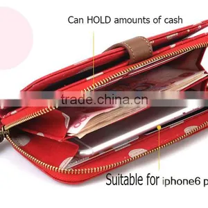 Fashion Canvas Zippered Clutch Wallet For Girls thumbnail-4