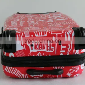 Beautiful Printed ABS+PC Trolley Luggage Case thumbnail-4
