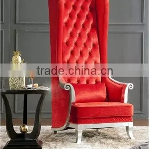 Modern Wooden High Back Pedicure Chair,hotel Chair,leisure Chair thumbnail-2